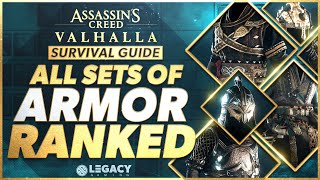 Every Armor Set Ranked  Assassins Creed Valhalla Survival Guide [upl. by Kalle]