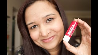 Nivea Cherry Shine Lip Balm Review  pinkrussh [upl. by Aivartal537]