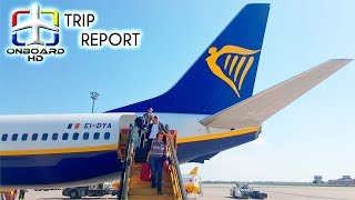 TRIP REPORT  Ryanair  Boeing 737  Over Alps Bratislava  Milan Bergamo [upl. by Samella]