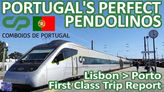 PORTUGALS PERFECT PENDOLINOS  ALFA PENDULAR HIGHSPEED REVIEW  PORTUGUESE TRAIN TRIP REPORT [upl. by Sheets]