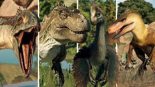 Incredible amp BRUTAL Animations  New Dinos Showcase  Cretaceous Predator Park  JWE2 [upl. by Kalie]