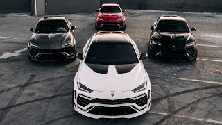 4 Widebody Lamborghini Uruss Plus RSQ8 amp SVJ [upl. by Anyahc]