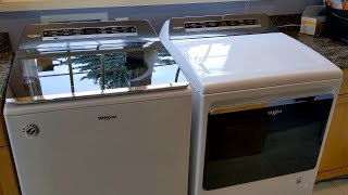 Review Whirlpool 47cu ft HighEfficiency TopLoad Washer with Pretreat Station amp Dryer [upl. by Llednov438]