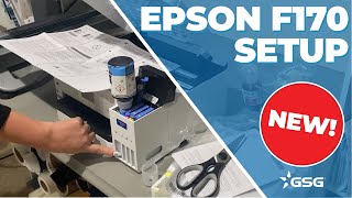 Setting Up Your New Epson F170 Dye Sublimation Printer [upl. by Ludlow]