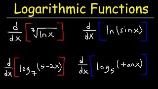 Derivative of Logarithmic Functions [upl. by Isla389]