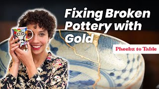 The Art of Kintsugi How to Repair Broken Japanese Pottery with Gold [upl. by Ynaffital]