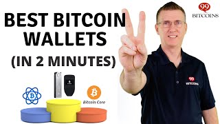 Best Bitcoin Wallet of 2024 in 2 minutes [upl. by Airretal615]