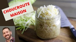 CHOUCROUTE MAISON RECETTE FACILE ET ÉCONOMIQUE lactofermentation du chou Tutoriel facile [upl. by Bisset]