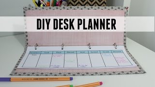 DIY faire un desk planner  semainier [upl. by Snahc]