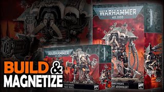 Build amp Magnetize Chaos Knights Abominant War Dogs 40k Unboxing [upl. by Horodko]