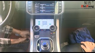 ZF2008 installation guide Range Rover Evoque L538 20122018 Climate AC panel upgrade LCD screen [upl. by Ahseenyt]