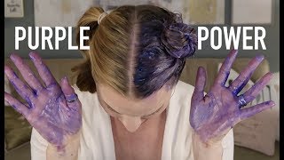 PURPLE SHAMPOO Brassy Hair BEFORE amp AFTER  skip2mylou [upl. by Hameerak]