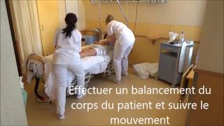 Techniques de manutention dun patient ISEI 20162017 [upl. by Neelloc]