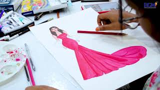 Illustration  Fashion Design Training  Fashion Design Course  ফ্যাশন ডিজাইন ট্রেনিং  BGMI [upl. by Relda]