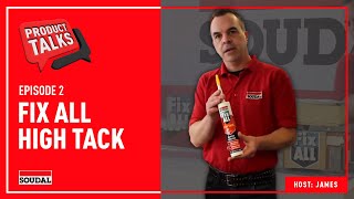 Soudal Product Talks Fix ALL High Tack [upl. by Ellehcer]