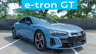 Audi Etron GT In Depth Review amp Drive [upl. by Naasar]