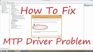 How To Fix MTP Driver Problem [upl. by Lasonde]