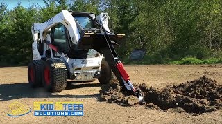 Skid Steer Backhoe Attachment  Eterra E60 Demonstration [upl. by Reagan]