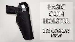 DIY Gun Holster  Cosplay Prop [upl. by Natan]