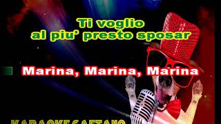 Marino Marini Marina karaoke [upl. by Labana483]