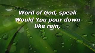 Word of God Speak  MercyMe wlyrics [upl. by Limemann]