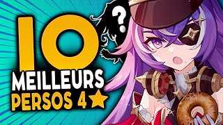 LES 10 MEILLEURS PERSOS 4 ETOILES de Genshin Impact [upl. by Laden]