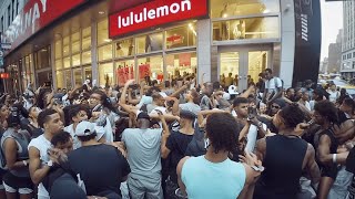 NYC Gets Worse Shoplifters Loot Lululemon [upl. by Aiseneg]