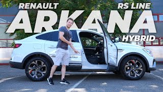 New Renault Arkana Hybrid RS Line 2022 Review [upl. by Ettennahs]