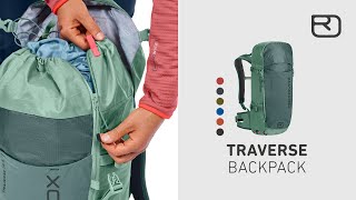 The new TRAVERSE backpack series for mountaineers  ORTOVOX [upl. by Enilarak]