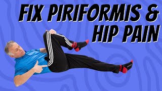 Chronic Piriformis amp Hip Pain Fix It Yourself 3 Steps [upl. by Ivgnout]