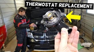 HOW TO REPLACE THERMOSTAT ON DODGE JOURNEY FIAT FREEMONT 36 V6 PENTASTAR [upl. by Ahearn672]