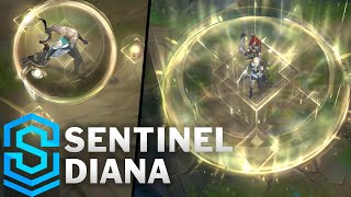 Sentinel Diana Skin Spotlight  PreRelease  League of Legends [upl. by Naeruat716]