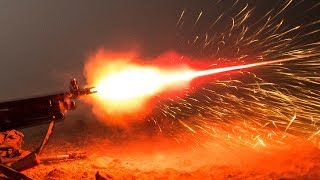 4K EPIC Machine Gun Night Shoot at the Knob Creek Gun Range [upl. by Ollehcram625]