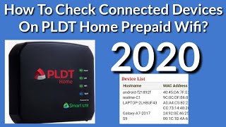 How To Check Connected Devices On PLDT Home Prepaid WifiKnow Connected Device On PLDT Home Prepaid [upl. by Martha799]