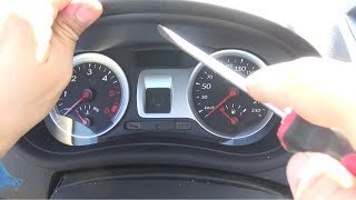 How to remove the counter CLIO 3 speedmeter [upl. by Corri87]