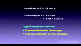 Propositional Logic Necessary and Sufficient [upl. by Calv]