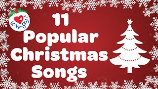 Top 11 Christmas Songs with Lyrics 2024 🎅 [upl. by Sikko31]