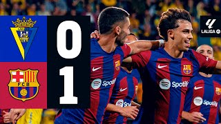 CADIZ 0 vs FC BARCELONA 1  LALIGA 202324 MD31 [upl. by Juliano]