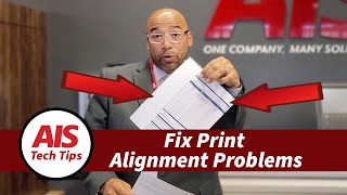 Fix Print Alignment Problems [upl. by Ecyob]