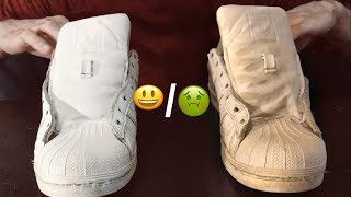 TUTO  COMMENT NETTOYER SES CHAUSSURES EFFICACEMENT [upl. by Aihsat]