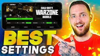 BEST SETTINGS IN WARZONE MOBILE [upl. by Enybor]