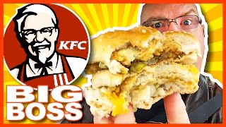 KFC ★ BIG BOSS ★ Sandwich and BigBox Review  Drive Through Test [upl. by Sinaj]