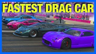 Forza Horizon 4  FASTEST DRAG CAR IN THE GAME Forza Science [upl. by Anaidiriv]