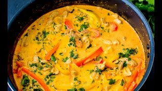 Thai Red Chicken Curry [upl. by Lamrej]