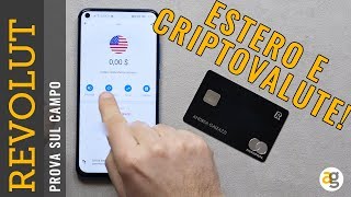 REVOLUT perfetta per CRIPTOVALUTE ALLESTERO e per GOOGLE PAY [upl. by Innus]