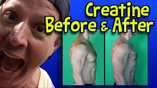 Creatine Before and After 1 Month  Creatine Transformation [upl. by Patience]