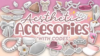 AESTHETIC ACCESSORIES CODES FOR BLOXBURG 2021 80 PT 3 [upl. by Aihsemot]