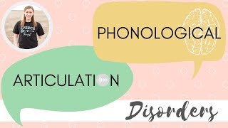 Articulation Vs Phonological Disorders [upl. by Laszlo]