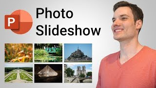 How to make PowerPoint Photo Slideshow [upl. by Ecneralc157]