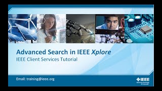 Advanced Search in IEEE Xplore [upl. by Strander]